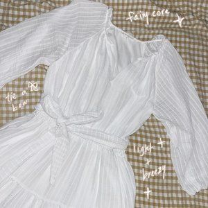 Amantine French Fairy / Cottage Core White Dress